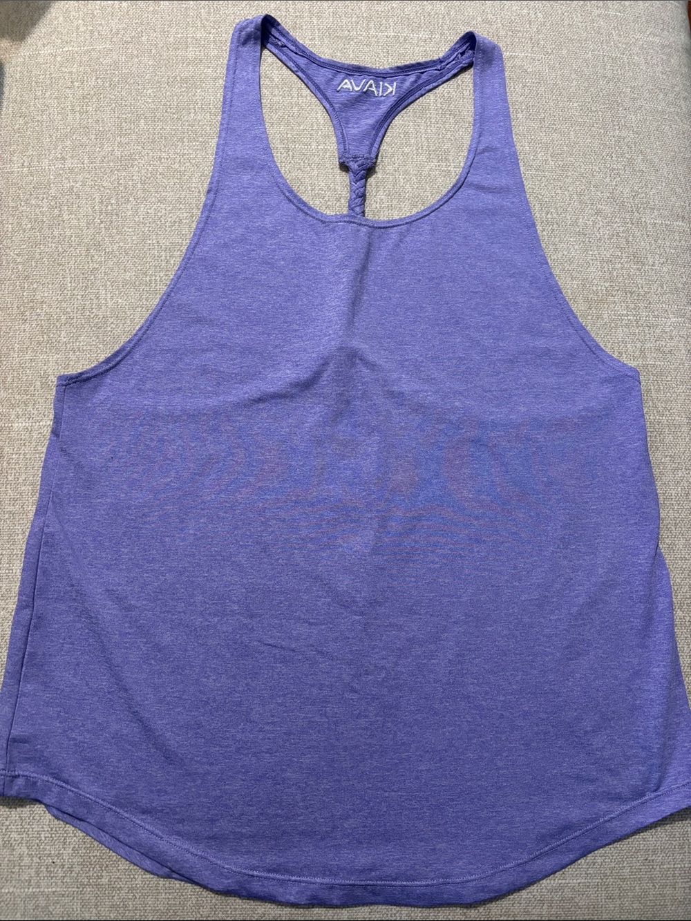 KIAVA Purple Racerback Tank Top